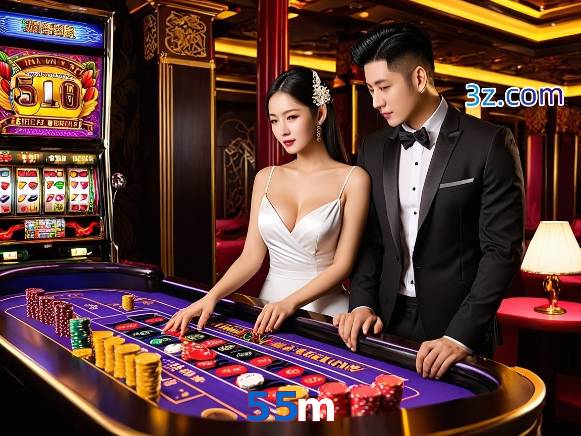 55m cassino online com mesa de blackjack e dealer
